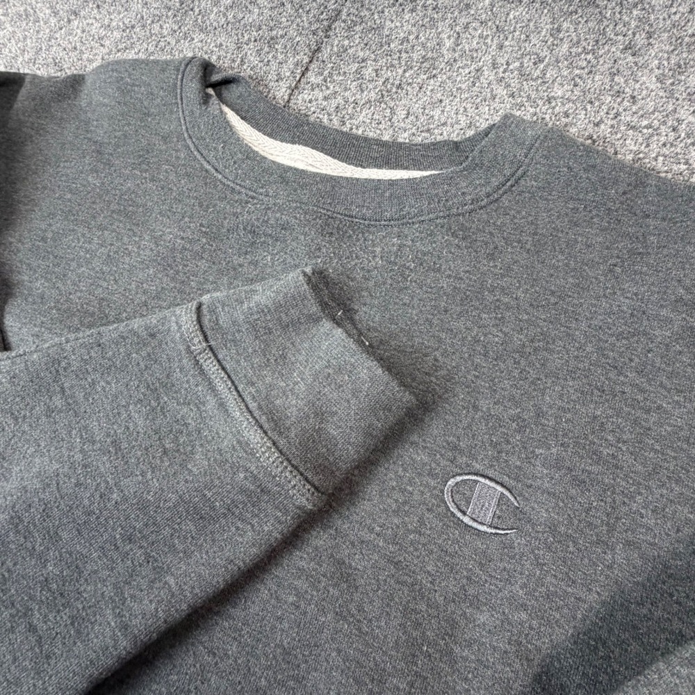 VTG Champion Authentic Crewneck Mens Size XXL Sweatshirt Charcoal Gray Heather